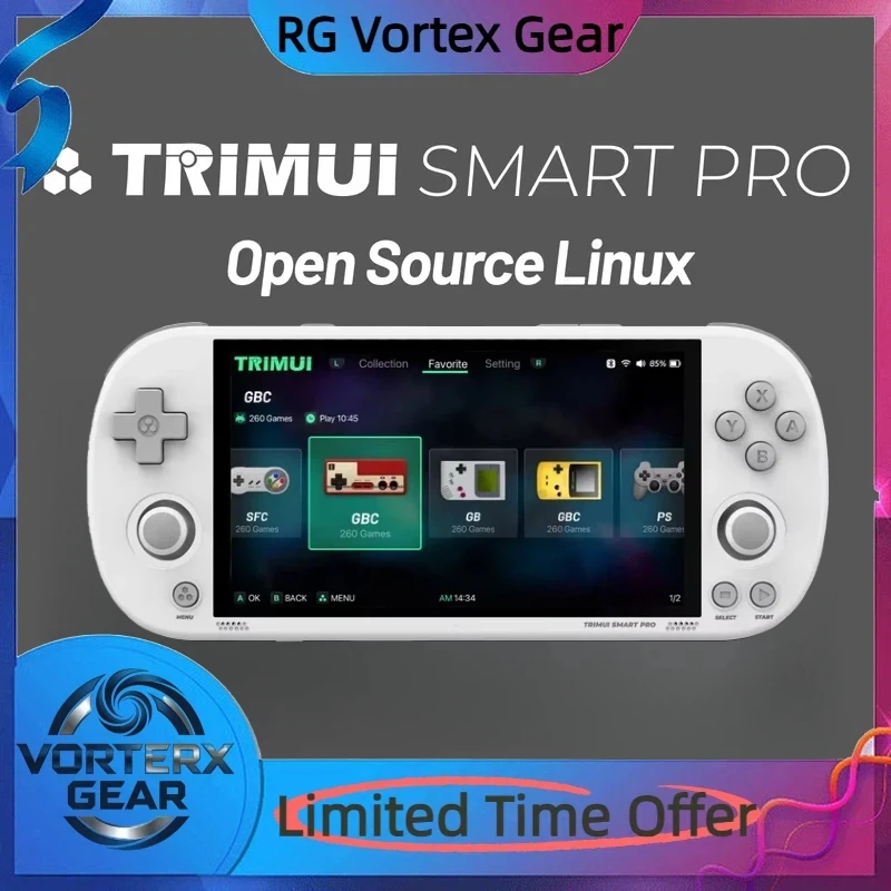 Vortex Gear Terimei Smart Pro series Game Console Open Source Ips Bestseller Game Handheld Console Gba Arcade Psp Game Console
Vortex Gear Terimei Smart Pro series Game Console Open Source Ips Bestseller Game Handheld Console Gba Arcade Psp Game Console