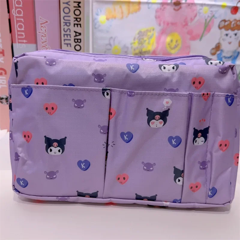 Косметичка Cinnamoroll My Melody Kuromi с несколькими отделениями, дорожные сумки для хранения средств по уходу за кожей для женщин
Косметичка Cinnamoroll My Melody Kuromi с несколькими отделениями, дорожные сумки для хранения средств по уходу за кожей для женщин