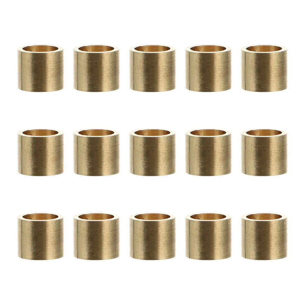 15Pcs Copper Cue Ferrules for Pool Snooker Billiards Replacement Parts Long Service Life Precise Ball Control Compact Storage
15Pcs Copper Cue Ferrules for Pool Snooker Billiards Replacement Parts Long Service Life Precise Ball Control Compact Storage