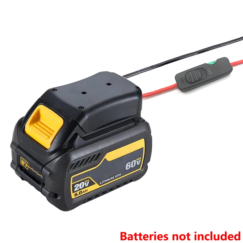 For dewalt 54V 60v Battery Power Wheel Adapter Converter Kit with Fuses Switch Battery Converter for Rc Car Toys Robotic DIY
For dewalt 54V 60v Battery Power Wheel Adapter Converter Kit with Fuses Switch Battery Converter for Rc Car Toys Robotic DIY