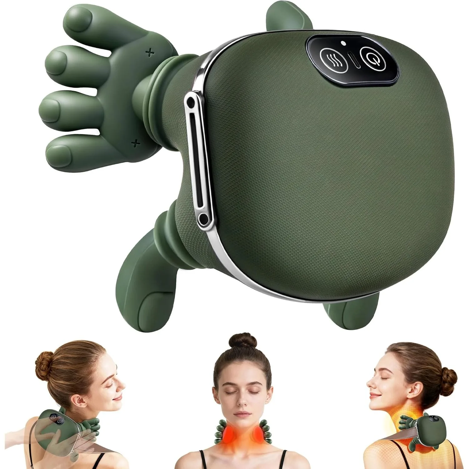 Shoulder and Neck Massager, Bionic Heated Massager, Neck Massager with Fingers, 4D Kneading Massage, Simulates a Real Palm Massage for Comfort
Shoulder and Neck Massager, Bionic Heated Massager, Neck Massager with Fingers, 4D Kneading Massage, Simulates a Real Palm Massage for Comfort