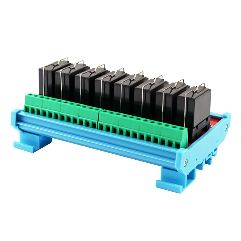 8 Channels 1NO 1NC Relay Module 24VDC Electromagnetic Relays Anti interference for Contactor Cylinder
8 Channels 1NO 1NC Relay Module 24VDC Electromagnetic Relays Anti interference for Contactor Cylinder