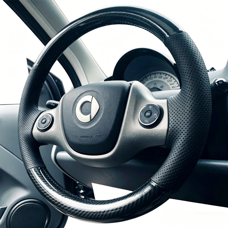 DIY Hand Sewing Microfiber Leather Steering Wheel Cover for Smart Fortwo Breathable Anti-slip Wrap Car Styling Interior
DIY Hand Sewing Microfiber Leather Steering Wheel Cover for Smart Fortwo Breathable Anti-slip Wrap Car Styling Interior
