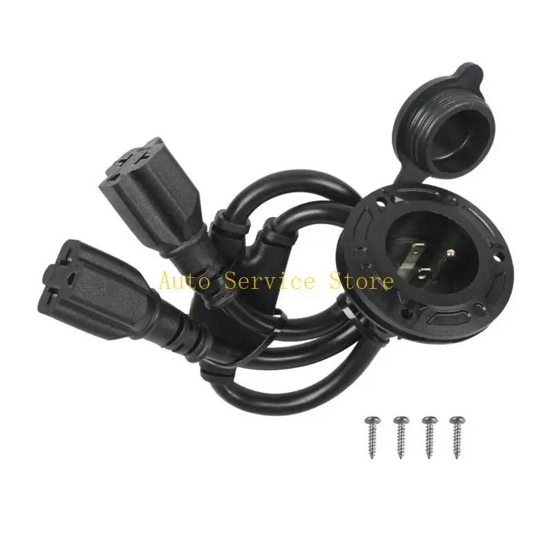 462A 515CM Length 20Amp RVs Power Inlet Splitter with Overload
462A 515CM Length 20Amp RVs Power Inlet Splitter with Overload