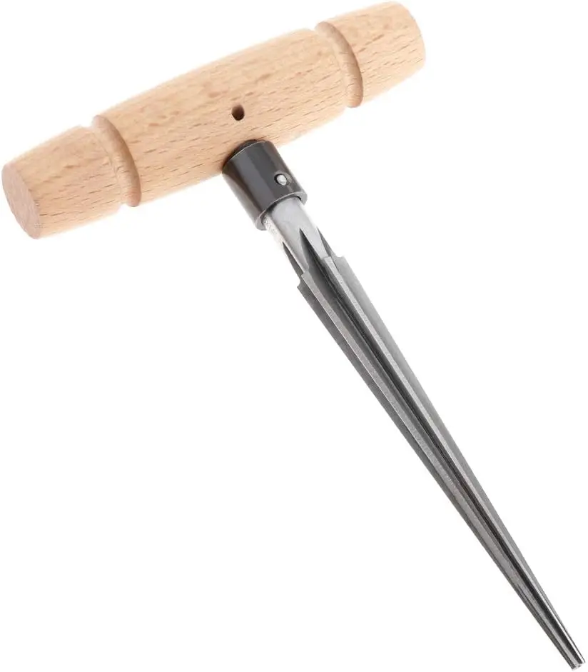 T Handle Tapered Wood Hand Held Reamer Tapered Reamer 4 Fluted Chamfer Reaming Guitar Woodworker Cutting Tool
T Handle Tapered Wood Hand Held Reamer Tapered Reamer 4 Fluted Chamfer Reaming Guitar Woodworker Cutting Tool