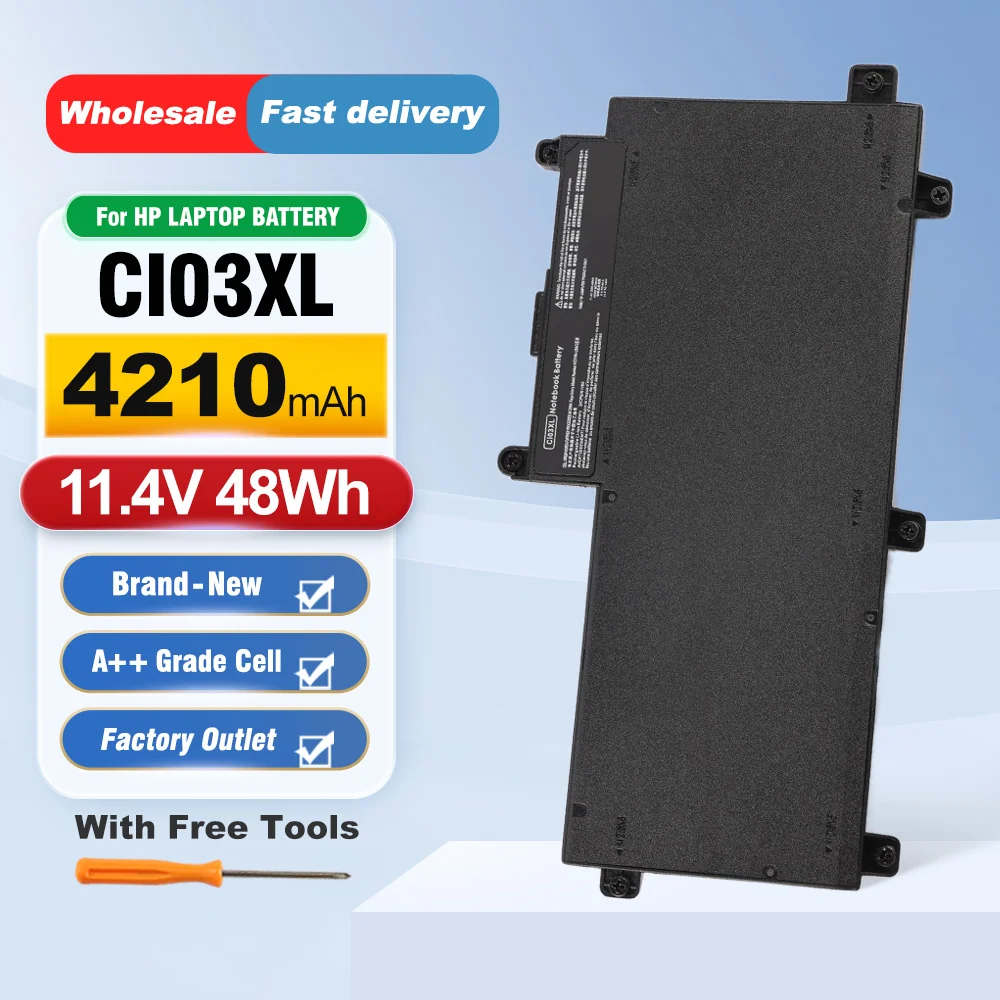 ETESBAY CI03 CI03XL Аккумулятор для ноутбука HP ProBook 640 645 650 655 G2 G3 серии HSTNN-UB6Q HSTNN-PB6K 801517 -831 11,4 В 48 Втч
ETESBAY CI03 CI03XL Аккумулятор для ноутбука HP ProBook 640 645 650 655 G2 G3 серии HSTNN-UB6Q HSTNN-PB6K 801517 -831 11,4 В 48 Втч