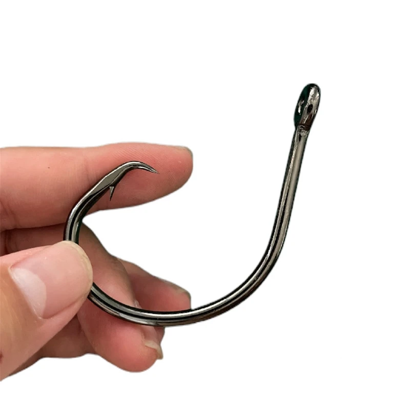 Top Right 8210 6/0#~14/0# Demon Perfect Circle Hooks In-line Catfish Hook Heavy Duty Olecranon Barbed Fishing Tuna Hook
Top Right 8210 6/0#~14/0# Demon Perfect Circle Hooks In-line Catfish Hook Heavy Duty Olecranon Barbed Fishing Tuna Hook