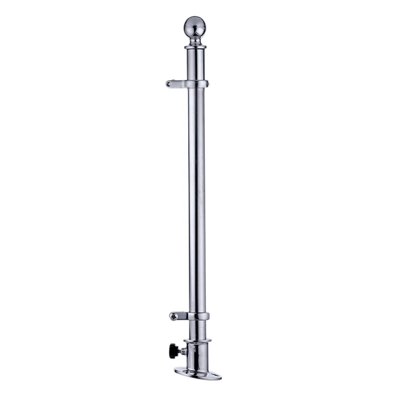18 Inch 316 Stainless Steel Boat for Fishing Flat Kayaking Canoe Boat Yacht in and Out Deck Flagpole with Socket
18 Inch 316 Stainless Steel Boat for Fishing Flat Kayaking Canoe Boat Yacht in and Out Deck Flagpole with Socket