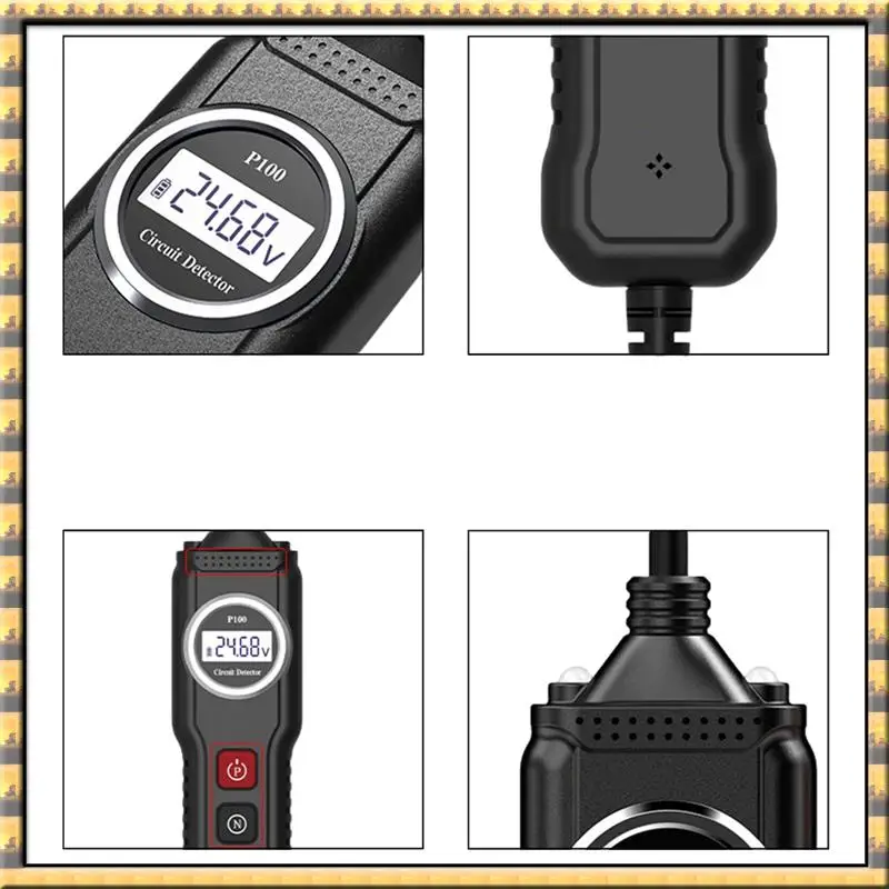 AT03 Top Vehicle Electrical Circuit Resistance & Voltage Tester With LCD Display, 5V-40V Probe Kit
AT03 Top Vehicle Electrical Circuit Resistance & Voltage Tester With LCD Display, 5V-40V Probe Kit