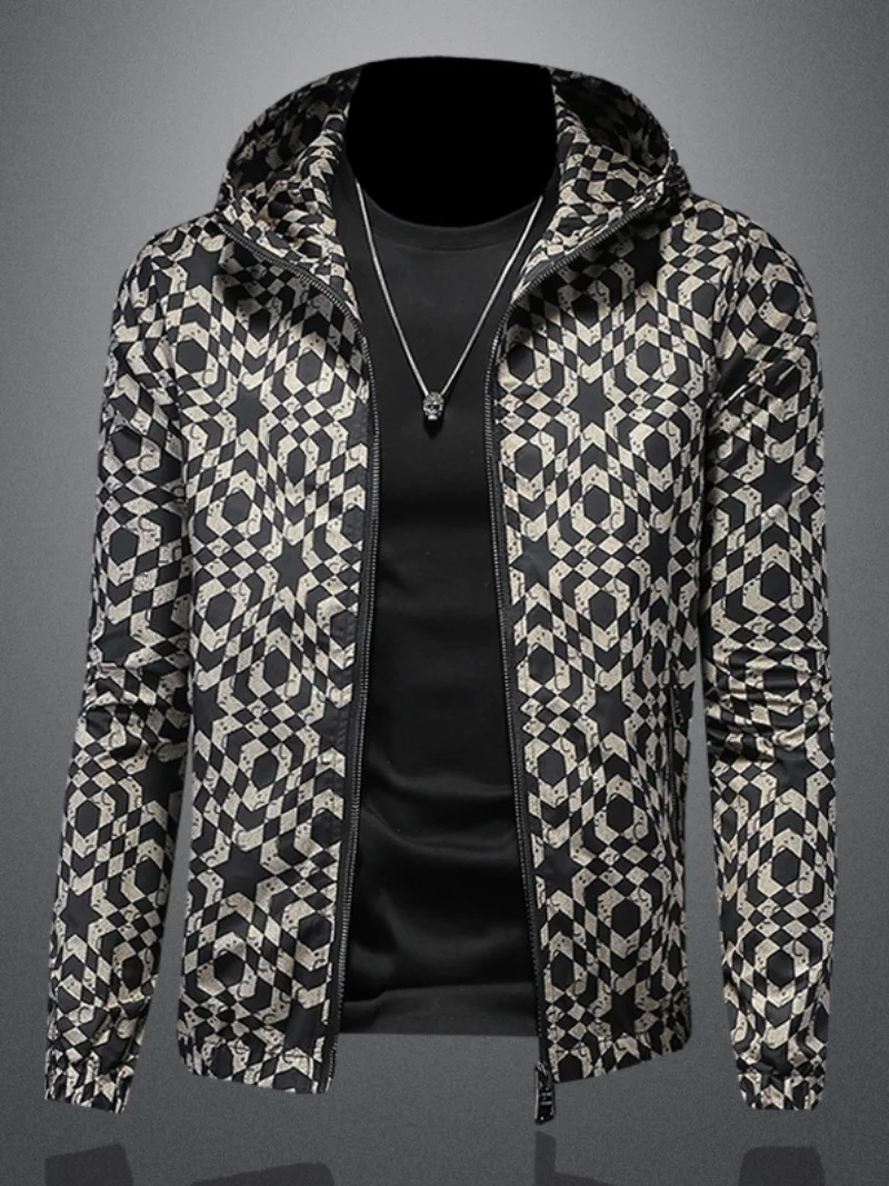 Men's Hooded Jaet Spring Autumn New Casual Floral Pattern Korean Version Embroidered Slim Large Size Trendy Outerwear
Men's Hooded Jaet Spring Autumn New Casual Floral Pattern Korean Version Embroidered Slim Large Size Trendy Outerwear