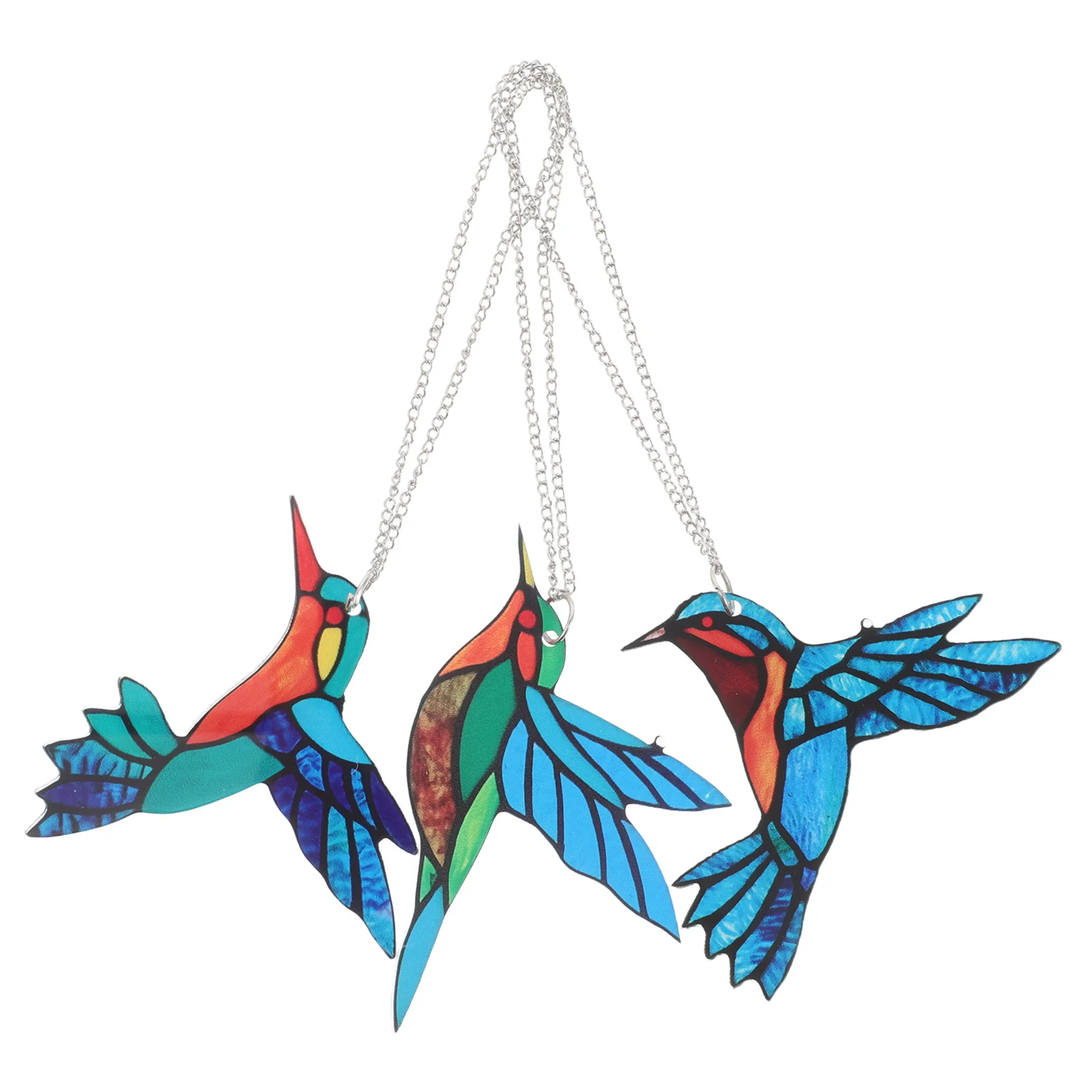 3Pcs Bird Window Panel Ornament Stained Glass Style Hanging Bird Pendant for Home Garden Decor Hummingbird Outdoor Decor Present
3Pcs Bird Window Panel Ornament Stained Glass Style Hanging Bird Pendant for Home Garden Decor Hummingbird Outdoor Decor Present