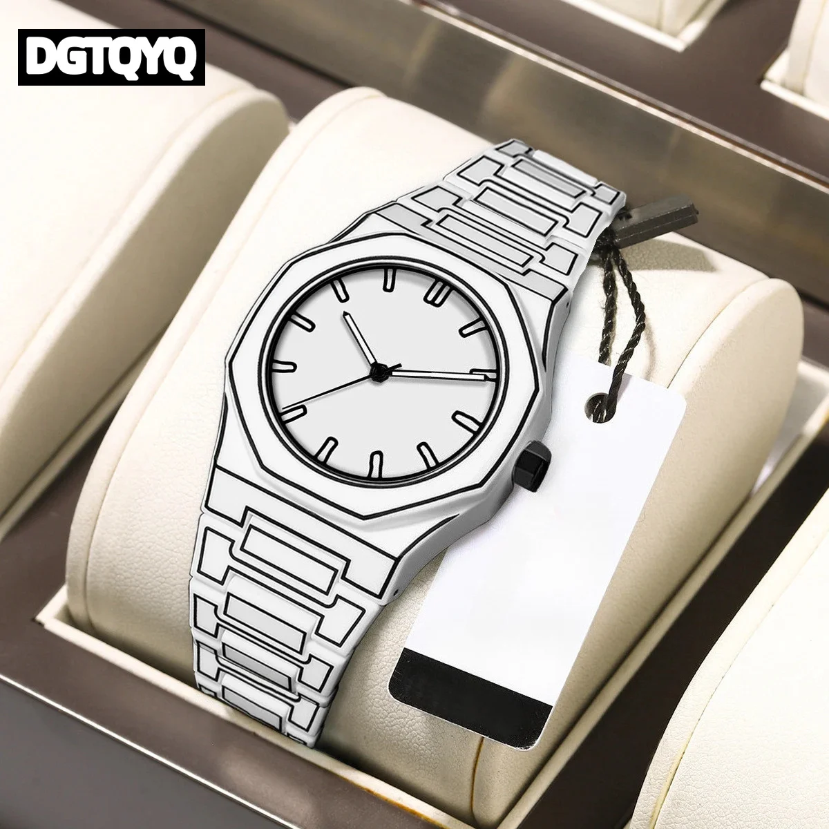 2026 New Creative Men's Silicone Quartz Watch Luxury Fashion Movement Creative Lines Leisure Outdoor Sports Black Wrist Watches
2026 New Creative Men's Silicone Quartz Watch Luxury Fashion Movement Creative Lines Leisure Outdoor Sports Black Wrist Watches