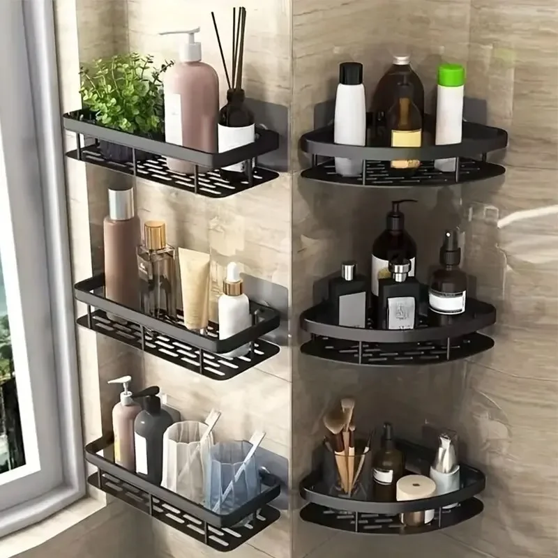 Bathroom Storage Rack, Bathroom Shelves, No-Drill Wall Mount Corner Shelf, Shower Storage Rack Holder
Bathroom Storage Rack, Bathroom Shelves, No-Drill Wall Mount Corner Shelf, Shower Storage Rack Holder
