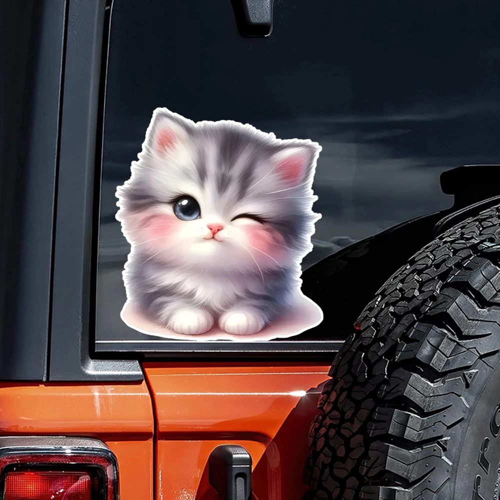 11.5x13cm, Grey Tabby Cat Waterproof Car Decorative Decal, Suitable for Cars, Laptops, Bumpers, , Glass Window Sticker
11.5x13cm, Grey Tabby Cat Waterproof Car Decorative Decal, Suitable for Cars, Laptops, Bumpers, , Glass Window Sticker