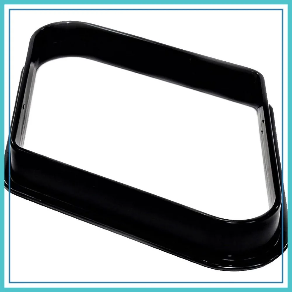 Heavy Duty Plastic Billiard Ball Rack for Standard 2.25" Pool Balls, Black
Heavy Duty Plastic Billiard Ball Rack for Standard 2.25" Pool Balls, Black