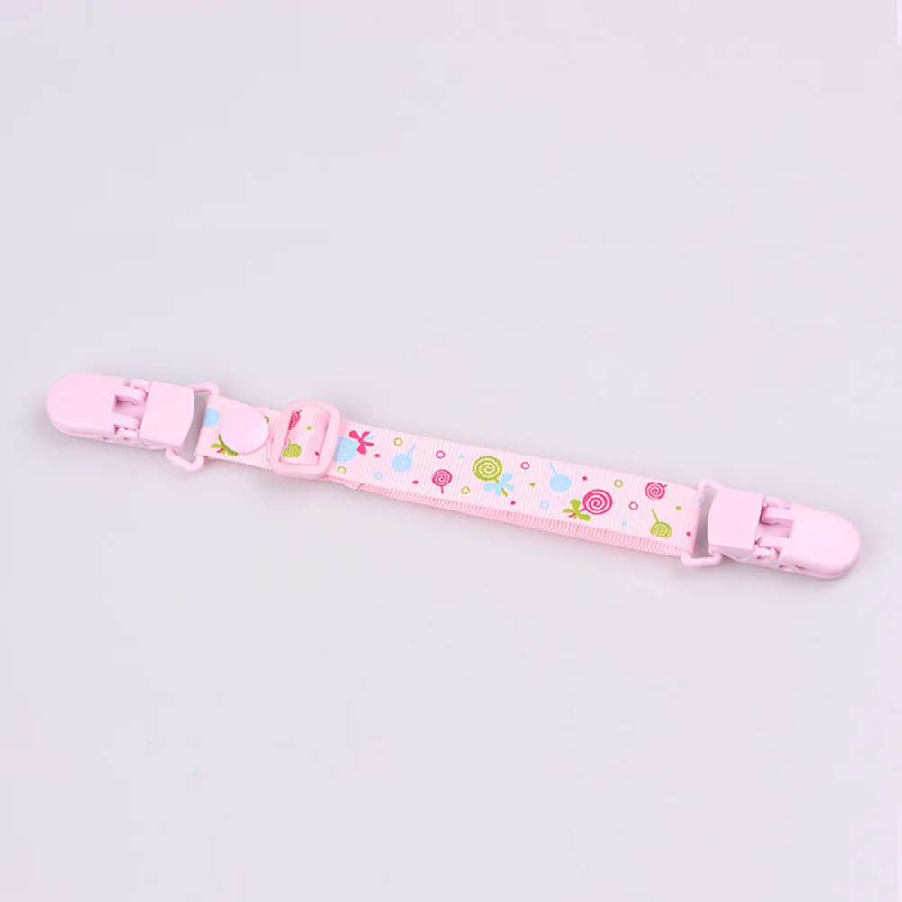 4pcs Bib Clip Adjustable Lightweight Durable Design Printed Pattern Feeding Bib Clip For Pacifier Clips For Baby Baby Feeding