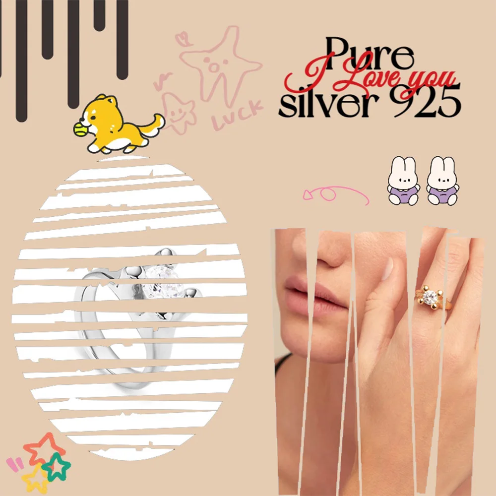 Spanish classic fashion style inlaid zircon sterling silver ring S925 women's ring holiday gift best friend gift no50
Spanish classic fashion style inlaid zircon sterling silver ring S925 women's ring holiday gift best friend gift no50