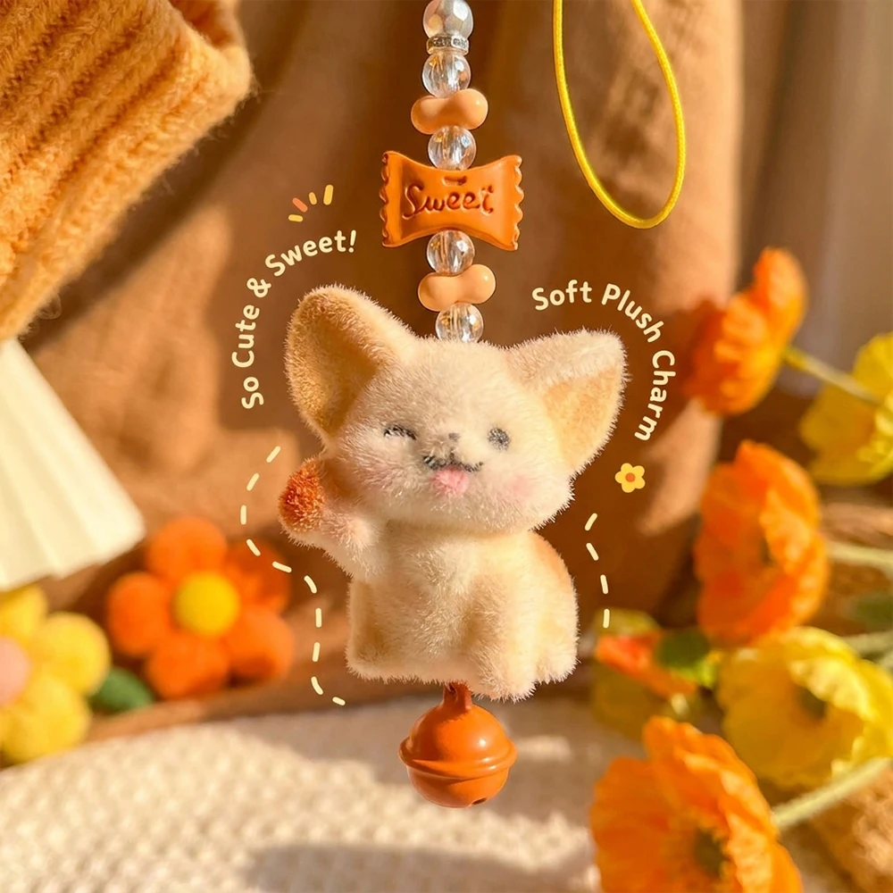 Kawaii Flocked Fennec Fox Phone Charm Cute Resin Animal Keychain Pendant for Bags Earphone Case Women Gift
Kawaii Flocked Fennec Fox Phone Charm Cute Resin Animal Keychain Pendant for Bags Earphone Case Women Gift