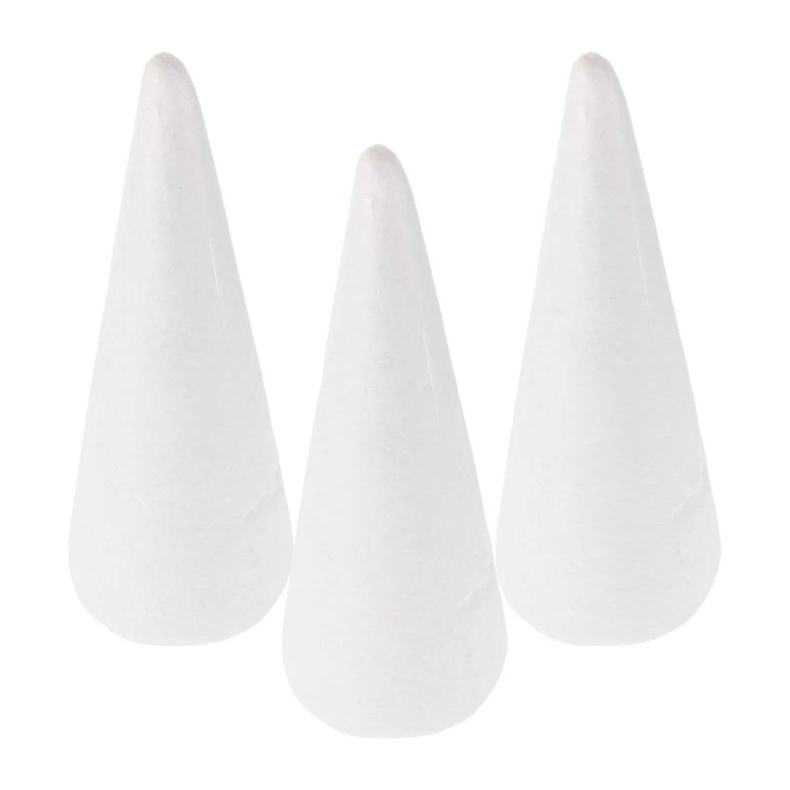 3Pcs Foam Cones Cone Shaped Polystyrene Art Supplies DIY Crafts Material White Foam Tree Cones Christmas Table Centerpiece
3Pcs Foam Cones Cone Shaped Polystyrene Art Supplies DIY Crafts Material White Foam Tree Cones Christmas Table Centerpiece