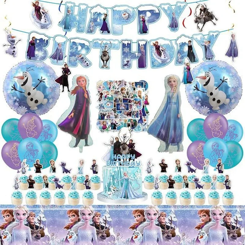 Disney Frozen Birthday Party Supplies Princess Anna Elsa Theme Birthday Decoration Kawaii Balloon Banner Backdrop Set Kids Gift
Disney Frozen Birthday Party Supplies Princess Anna Elsa Theme Birthday Decoration Kawaii Balloon Banner Backdrop Set Kids Gift