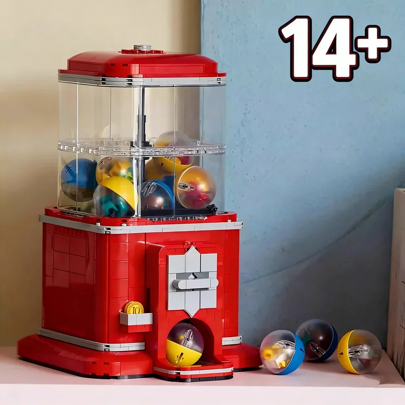2026 Hot Creative Ideas Vending Machine Set Building Blocks Coin Operated Play Game Brick Toys Girl Boy Birthday Gifts 1343pcs
2026 Hot Creative Ideas Vending Machine Set Building Blocks Coin Operated Play Game Brick Toys Girl Boy Birthday Gifts 1343pcs