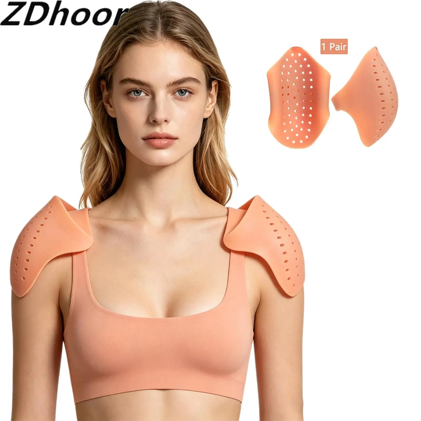 1 Pair Unisex Breathable Invisible Silicone Shoulder Pads for Beautiful And Right-angled Shoulders for Daily Use
1 Pair Unisex Breathable Invisible Silicone Shoulder Pads for Beautiful And Right-angled Shoulders for Daily Use
