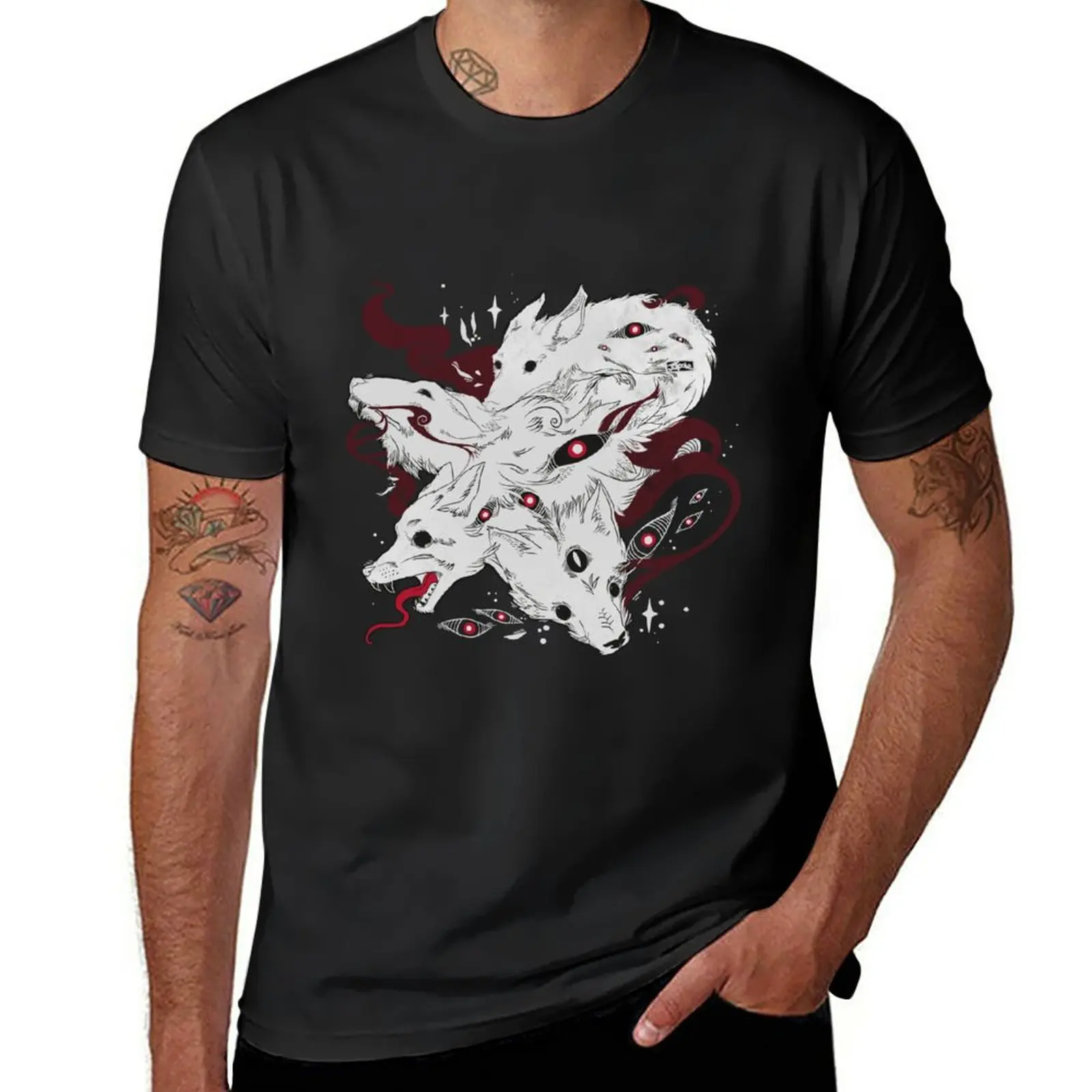 New Wild Wolves With Many Eyes T-Shirt black t shirt anime Aesthetic clothing heavyweight t shirts sweat shirts, men
New Wild Wolves With Many Eyes T-Shirt black t shirt anime Aesthetic clothing heavyweight t shirts sweat shirts, men