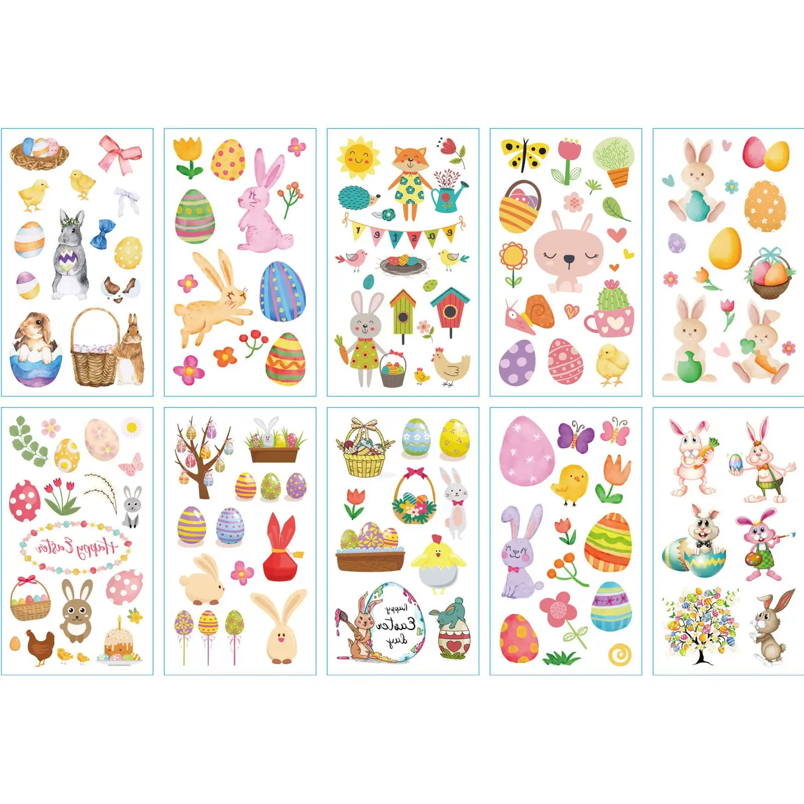 10PCS Easter Stickers for Kids,Easter Eggs Activity for Boys and Girls,Easter Bunny Decorations, Easter Basket
10PCS Easter Stickers for Kids,Easter Eggs Activity for Boys and Girls,Easter Bunny Decorations, Easter Basket
