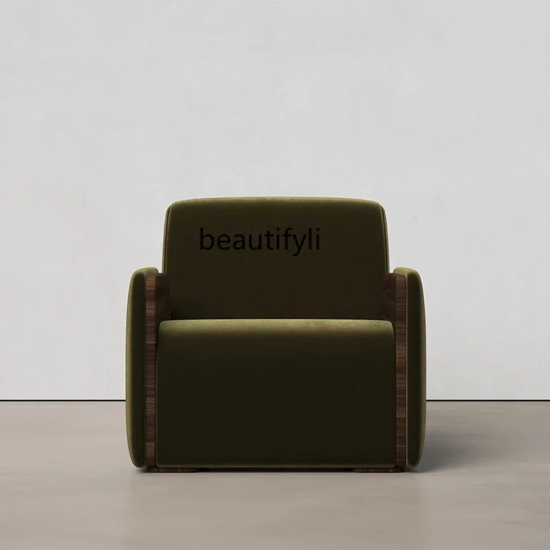 xzSingle Fabric Couch Nordic Simple Small Apartment Designer Backrest Armrest Leisure Wingback Chair
xzSingle Fabric Couch Nordic Simple Small Apartment Designer Backrest Armrest Leisure Wingback Chair