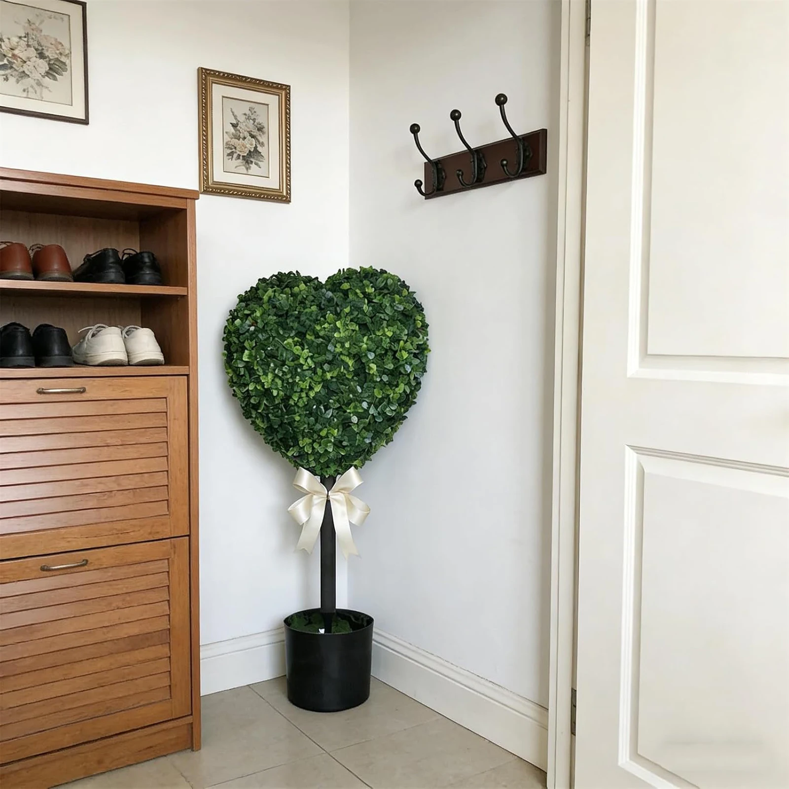 Heart Topiary Outdoor with Pot and Bow Tie Heart Shaped Topiary Artificial Trees for Patio Porch Garden Home Valentines Decor
Heart Topiary Outdoor with Pot and Bow Tie Heart Shaped Topiary Artificial Trees for Patio Porch Garden Home Valentines Decor