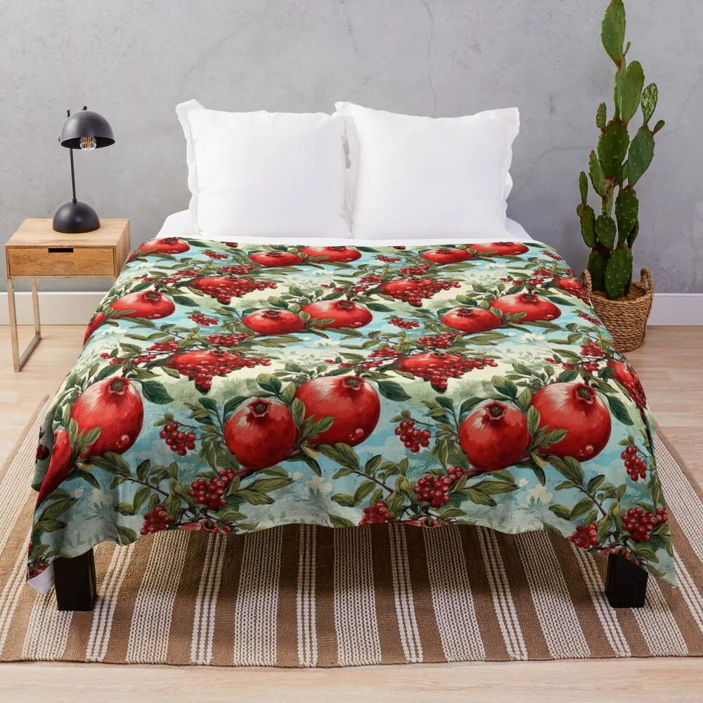 Red pomegranates and seeds against the blue sky Throw Blanket blankets and throws Fluffy Softs Sofa Blankets
Red pomegranates and seeds against the blue sky Throw Blanket blankets and throws Fluffy Softs Sofa Blankets