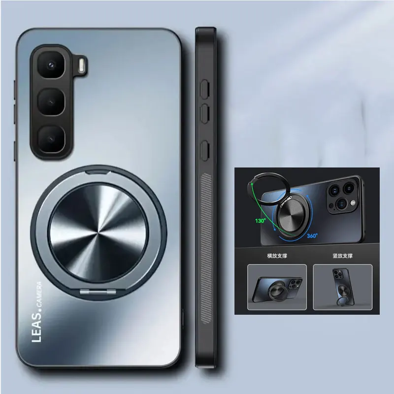 For Infinix Hot 70 Pro 60 Pro+ AG Frosted Magnetic Ring Holder Case For Infinix Hot 60pro Plus 50i Wireless Charging Phone Cover
For Infinix Hot 70 Pro 60 Pro+ AG Frosted Magnetic Ring Holder Case For Infinix Hot 60pro Plus 50i Wireless Charging Phone Cover