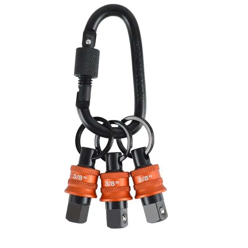 AB42-Socket Holder Keychain 3Pc-Quick Release& Clip- 3/8In Socket Organizer For Impact Wrench And Toolbox Accessories
AB42-Socket Holder Keychain 3Pc-Quick Release& Clip- 3/8In Socket Organizer For Impact Wrench And Toolbox Accessories