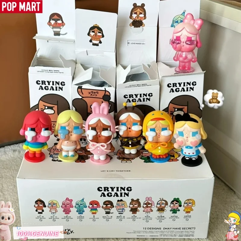 POP MART Crybaby Crying Again Series Blind Box Caixa Action Figure Lovely Desktop Creative Toys Mystery Box Cute Surprise Gifts
POP MART Crybaby Crying Again Series Blind Box Caixa Action Figure Lovely Desktop Creative Toys Mystery Box Cute Surprise Gifts