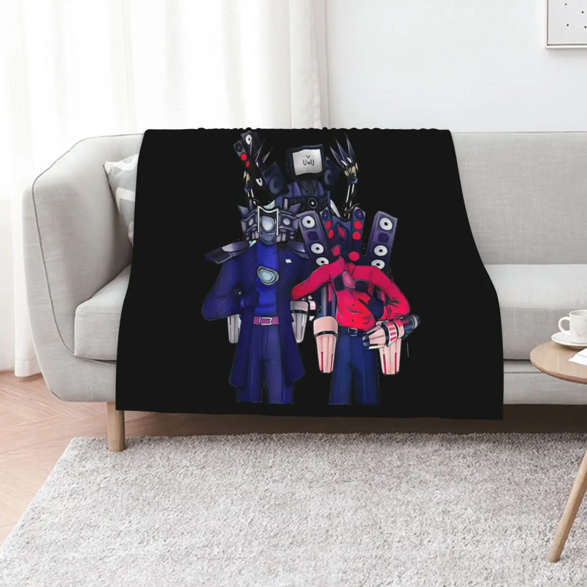 Speakérman and Cameráman Skibidi Toilet Throw Blanket Long Lasting Soft Plush Blanket for Daily Use
Speakérman and Cameráman Skibidi Toilet Throw Blanket Long Lasting Soft Plush Blanket for Daily Use