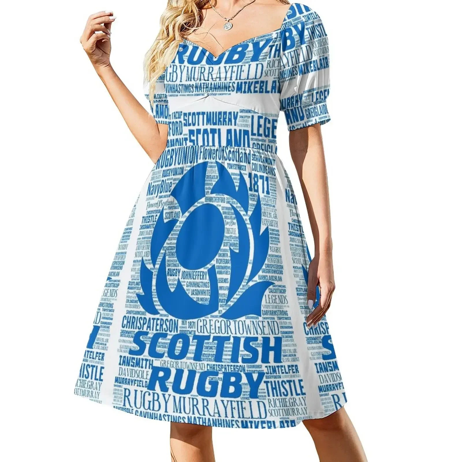 SRU - Scotland Rugby Short-Sleeved Dress women's fashion dresses dresses korean style Dress
SRU - Scotland Rugby Short-Sleeved Dress women's fashion dresses dresses korean style Dress
