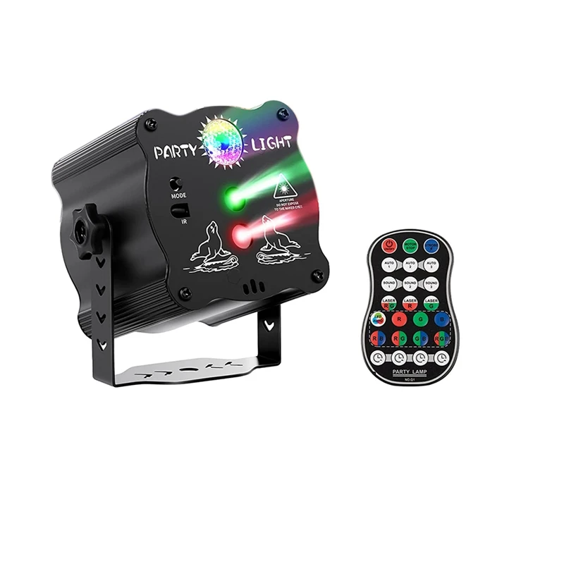 Lights For Party,DJ Disco Stage Lights With Sound Activated Remote Control,60 Light Random Effects Party Lights
Lights For Party,DJ Disco Stage Lights With Sound Activated Remote Control,60 Light Random Effects Party Lights