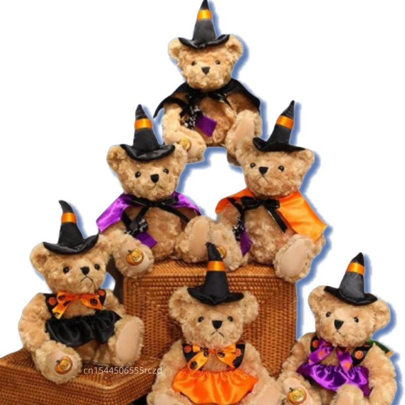 32cm Cartoon Fun Halloween Dress Bear Plush Doll Witch Hat Cape Overalls Bear Plush Toy Home Decoration Gift For Children
32cm Cartoon Fun Halloween Dress Bear Plush Doll Witch Hat Cape Overalls Bear Plush Toy Home Decoration Gift For Children