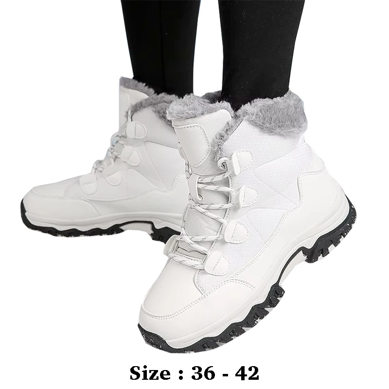 Высококачественные женские короткие зимние ботинки из хлопка до щиколотки, водонепроницаемые, зима 2024, 36, 42, теплая прогулочная обувь с меховой подкладкой, черный, белый цвет
Высококачественные женские короткие зимние ботинки из хлопка до щиколотки, водонепроницаемые, зима 2024, 36, 42, теплая прогулочная обувь с меховой подкладкой, черный, белый цвет