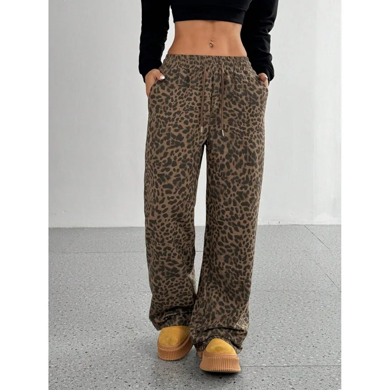 European American New Spring/Summer Hot Girl High-waisted Wide-leg Pants Loose Slimming Trendy Leopard Print Floor-length Casual
European American New Spring/Summer Hot Girl High-waisted Wide-leg Pants Loose Slimming Trendy Leopard Print Floor-length Casual