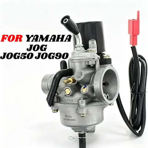 Jog50 Carburetor for Yamaha Jog 50 50cc JOG90 19mm with Electric Choke ATV Scoote Motorcycle Scooter Carburator with Air Filter