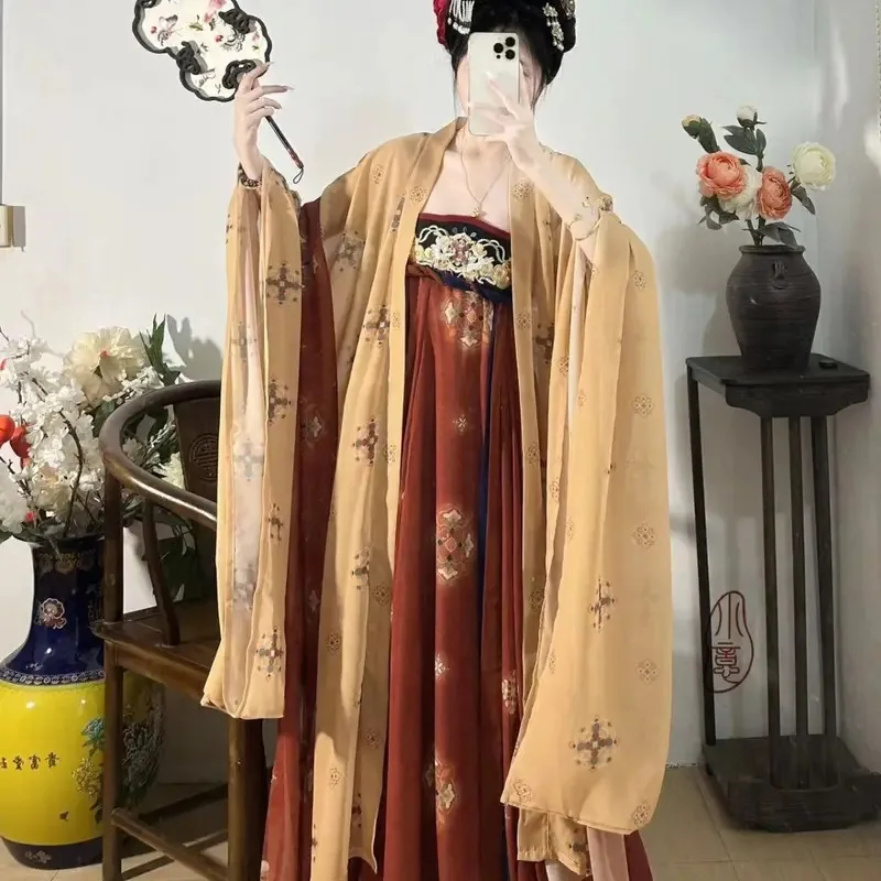 Oversized hanfu dress women Chinese traditional Hanfu cosplay suit summer blue & yellow hanfu dress plus size 6XL
Oversized hanfu dress women Chinese traditional Hanfu cosplay suit summer blue & yellow hanfu dress plus size 6XL