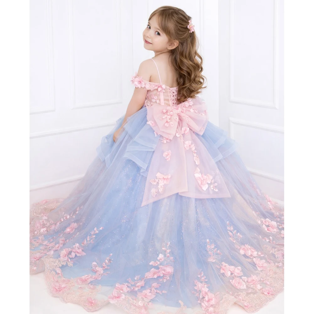 Girl Princess Dress Cute Baby Girl Party Dresses Spaghetti Strap Off the Shoulder Puffy Flower Girl Dresses First Communion Gown
Girl Princess Dress Cute Baby Girl Party Dresses Spaghetti Strap Off the Shoulder Puffy Flower Girl Dresses First Communion Gown