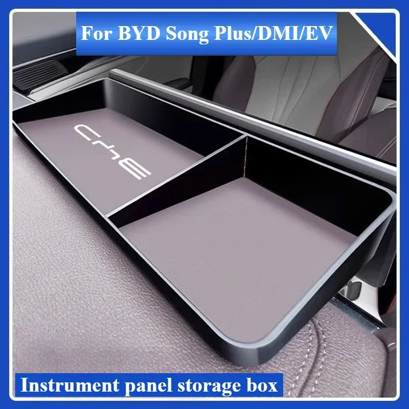 For BYD Song Plus DMi EV 2022-2025 Instrument Panel Storage Box Navigation Screen Back Storage Tray Car Organizer Accessories
For BYD Song Plus DMi EV 2022-2025 Instrument Panel Storage Box Navigation Screen Back Storage Tray Car Organizer Accessories