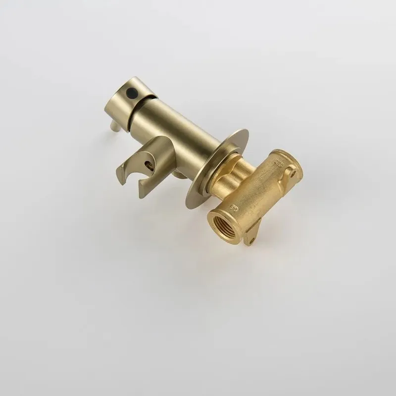Смеситель для душа TFTP-Brass с матовым золотым покрытием и гигиеническим душем, для горячей/холодной воды – Элегантное решение для ванной комнаты
Смеситель для душа TFTP-Brass с матовым золотым покрытием и гигиеническим душем, для горячей/холодной воды – Элегантное решение для ванной комнаты