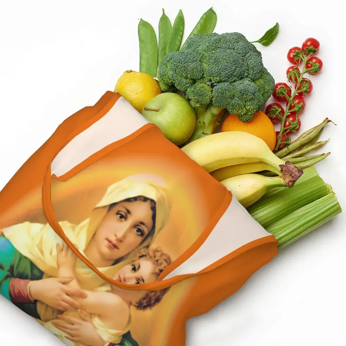 Our Lady Of Schoenstatt Shopping Tote Bags Reusable Virgin Mary Catholic Saint Groceries Canvas Shopper Shoulder Bag Handbag
Our Lady Of Schoenstatt Shopping Tote Bags Reusable Virgin Mary Catholic Saint Groceries Canvas Shopper Shoulder Bag Handbag