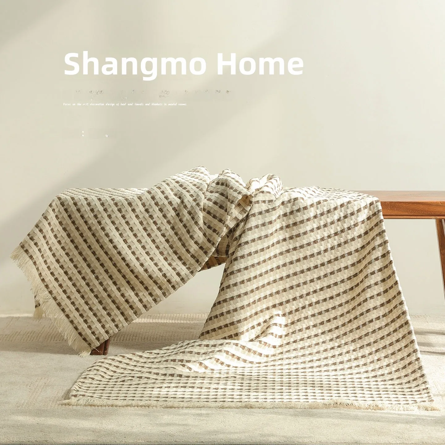 Modern Wabi-Sabi Style Sofa Living Room Sample Room Home Decorative Tassel Blanket Bedroom Soft Furnishing Tail Curtain
Modern Wabi-Sabi Style Sofa Living Room Sample Room Home Decorative Tassel Blanket Bedroom Soft Furnishing Tail Curtain