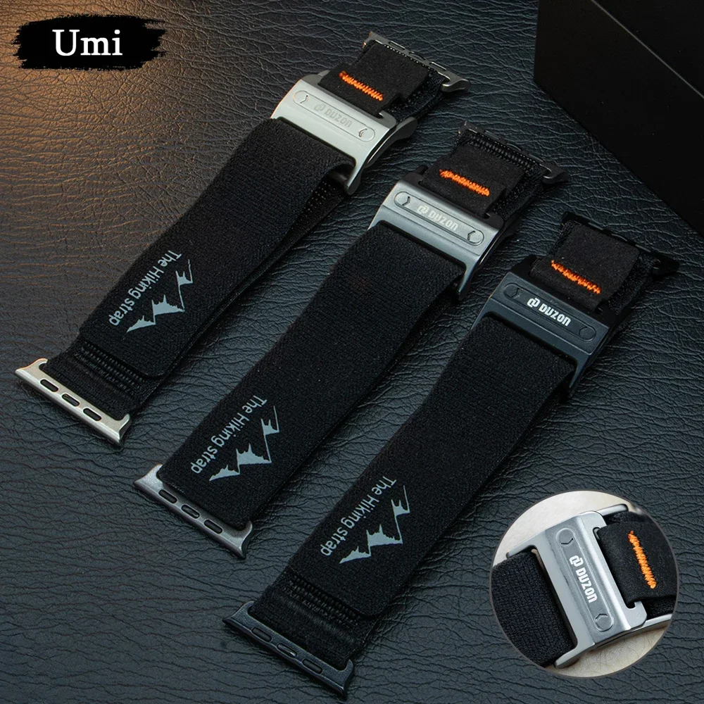 Strap for Apple watch Ultra band 49mm 44mm 45mm 42mm 46mm Nylon loop Leather correa bracelet iWatch Series 10 9 8 7 6 5 4 3 SE
Strap for Apple watch Ultra band 49mm 44mm 45mm 42mm 46mm Nylon loop Leather correa bracelet iWatch Series 10 9 8 7 6 5 4 3 SE