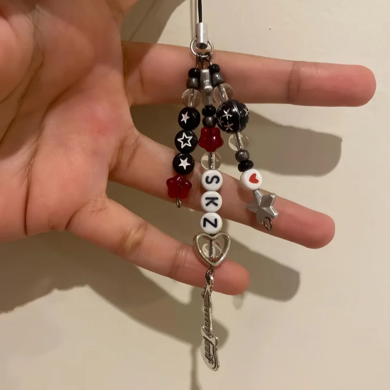 K-pop skz black and red mobile phone accessories
K-pop skz black and red mobile phone accessories