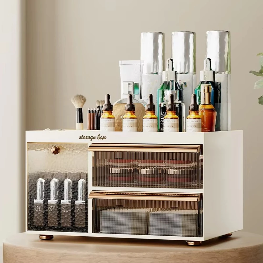 Transparent Cosmetic Storage Box Multi-layer Drawer Type Jewelry Storage Cabinet Multiple Uses Dust Proof Cosmetics Storage Rack
Transparent Cosmetic Storage Box Multi-layer Drawer Type Jewelry Storage Cabinet Multiple Uses Dust Proof Cosmetics Storage Rack